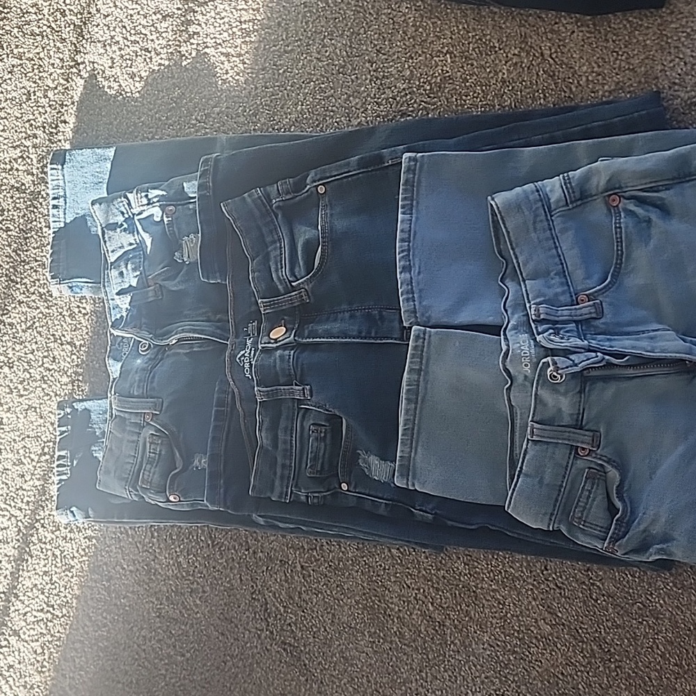 Lot of 3 jeans, Jordache, size 7, girls